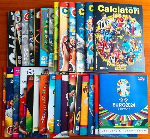 Empty albums panini and topps - empty,