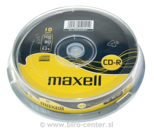 Maxell vergini vuoti - 10,