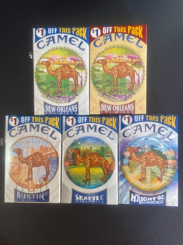 Camel lotto pacchetti vuoti - lotto, 5