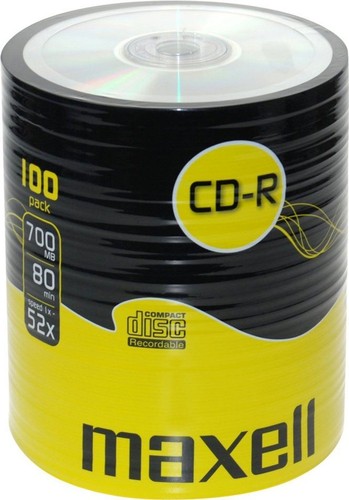 100 maxell vergini vuoti - maxell,